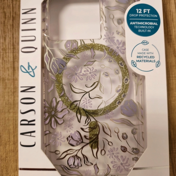 Carson & Quinn Floral Case With MagSafe, For iPhone 15 Pro - Picture 4 of 10